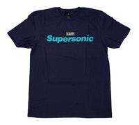 Oasis T-Shirt Supersonic Title Noel Liam Gallagher Official Band New Navy