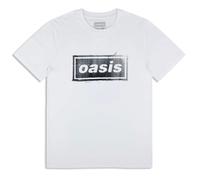 Oasis Thread Band Logo T Shirt In White White S