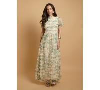 OASIS Trailing Bloom Tiered Mesh Maxi Dress 14