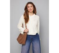 OASIS Trumpet Sleeve Textured Cardigan M