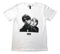 Rock Off officially licensed products Oasis Noel and Liam Square Photo T Shirt XL White