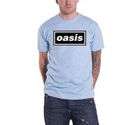Oasis T-Shirt Decca Logo – Blue Unisex Short Sleeves – Large