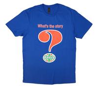 Oasis T Shirt Question Mark Band Logo Official Mens Blue L