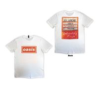 Rock Off officially licensed products Oasis Definitely Maybe AAA Pass T Shirt M White