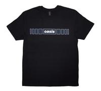 Horizontal Bars Band Logo T Shirt Oasis Black M