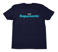 (XL, Navy) Oasis Supersonic Title Colour T Shirt