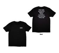 Rock Off officially licensed products Oasis Some Might Say Lyrics T Shirt XL Black