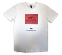 Definitely Maybe Ticket Stub T Shirt Oasis White XL