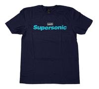(XL, Navy) Oasis Supersonic Title Colour T Shirt