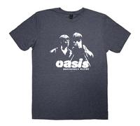 Definitely Maybe Photo Stencil T Shirt Oasis Navy XL