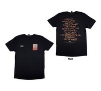 Definitely Maybe AAA Setlist T Shirt Oasis Black XXL