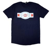 (XL) Oasis T Shirt Band Logo Target Oblong new Official Mens Navy Blue