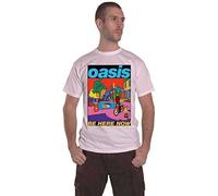 (XL, White) Oasis T Shirt Be Here Now Illustration Band Logo new Official Unisex White