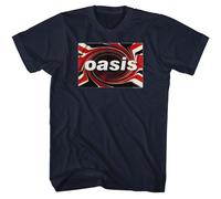 Oasis - Union Jack Logo - American Classics - Adult Short Sleeve T-Shirt