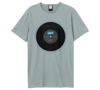 (S, Strange Blue) Oasis Unisex Adult Live Forever Oasis T-Shirt