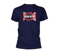Oasis Unisex Adult Union Jack T-Shirt