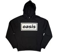 Oasis Pullover Hoodie – Decca Band Logo – Officially Licensed – S Black