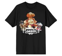 Oasis Dig Out Your Soul Atomic Collage Band Logo T Shirt L Black