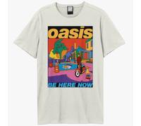Oasis Unisex T-Shirt Be Here Now Colour Vintage White (2XL)