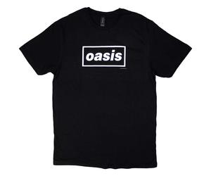 Oasis Unisex T-Shirt Decca Logo Black (L)