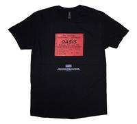 Oasis Unisex T-Shirt: Definitely Maybe Ticket Stub (Large)