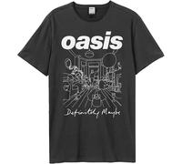 Oasis Unisex T-Shirt Definitely Maybe Vintage Charcoal (2XL)