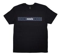 Horizontal Bars Band Logo T Shirt Oasis Black M