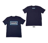 Oasis T-Shirt Maine Road Event Logo – Officially Licensed – XL Navy