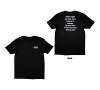 Rock Off officially licensed products Oasis Some Might Say Lyrics T Shirt XL Black