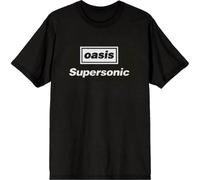 Rock Off officially licensed products Oasis Supersonic Title T Shirt S Black