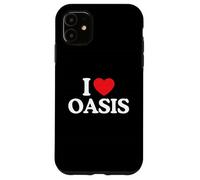 Oasis Vacation California CA Vintage Retro Souvenirs Heart Case for iPhone 11