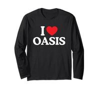 Oasis Vacation California CA Vintage Retro Souvenirs Heart Long Sleeve T-Shirt
