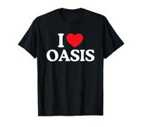 Oasis Vacation California CA Vintage Retro Souvenirs Heart T-Shirt