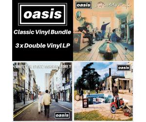 Oasis Vinyl Bundle 3 x Double LP Definitely Maybe Morning Glory Be Here Now