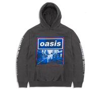 Oasis Whats The Story Blue Tone Pullover Hoodie in Grey | Size: Large Oasis Grey L