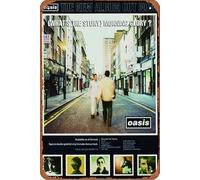 OASIS (What's The Story) Morning Glory Poster Metal Sign Tin Metal Retro Wall Decor for Home,Street,Gate,Bars,Club,Restaurants,Cafes,Store Pubs Sign Gift 8 X 12 INCH Metal Sign