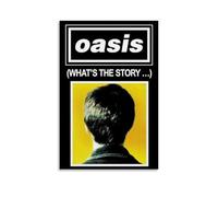 Oasis What's The Story Morning GloryPoster Canvas Art Oil Painting Wall Painter Home Decorative Music Album Celebrity Decorative Painting Classical Decorative Wall ArtUnframe-style-2712x18inch(30x45cm