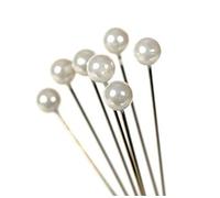 OASIS® White Pearl Pins (6mm Head; 6.5cm pin Length) Box of 144