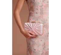 Oasis Women's Beaut Satin Twist Clutch Bag in Blush Oasis Blush One Size