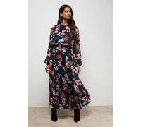 Oasis Women's Boho Long Sleeve Maxi Dress | Size: 8 Oasis Multicolor 8