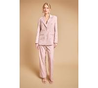 Oasis Women's Embellished Blazer in Blush | Size: 8 Oasis Blush 8
