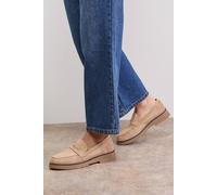 Oasis Women's Isabel Faux Suede Casual Loafers in Beige | Size: 7 Oasis Beige 7