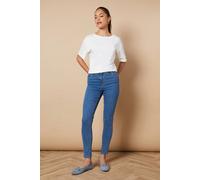 Oasis Women's Jade Mid Rise Skinny Jeans in Mid Wash | Size: 16 Oasis Mid Wash 16