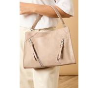 Oasis Women's Joanna Faux Leather Shoulder Bag in Tan Oasis Tan One Size