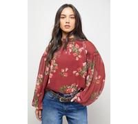 Oasis Women's Lace Panel Boho Top | Size: 12 Oasis Multicolor 12