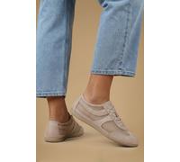 Oasis Women's Lucy Mesh Lace Up Trainers in Neutral | Size: 3 Oasis Neutral 3