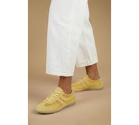 Oasis Women's Lucy Mesh Lace Up Trainers in Yellow | Size: 5 Oasis Yellow 5