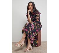 Oasis Women's Maddie Platform High Block Heeled Sandals in Nude | Size: 8 Oasis Nude 8