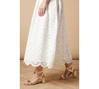 Oasis Women's Millie Covered Buckle Medium Block Heeled Sandals in Gold | Size: 3