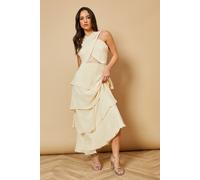 Oasis Women's Molly Faux Leather Strappy High Block Heeled Sandals in Silver | Size: 7 Oasis Silver 7